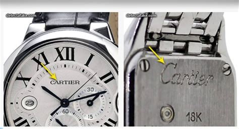 men fake cartier watch|how to authenticate cartier watch.